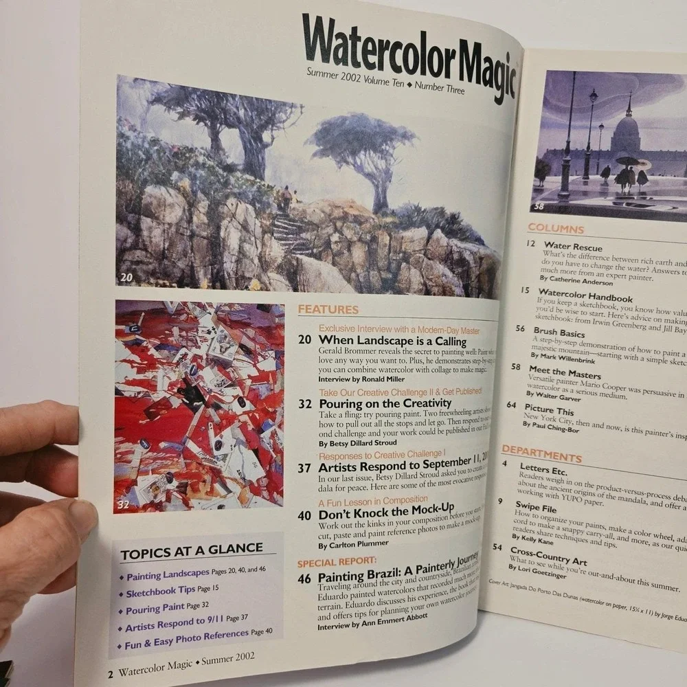 Watercolor Magic Magazine 2002 Full Year Set 4 Issue Spring Summer Autumn Winter
